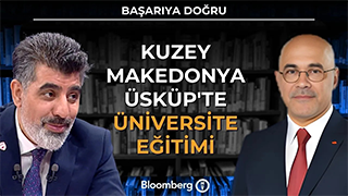 Uluslararası Balkan Üniversitesi Rektörü Prof. Dr. Lütfi Sunar, Bloomberg HT’de “Başarıya Doğru” Programına Konuk Oldu